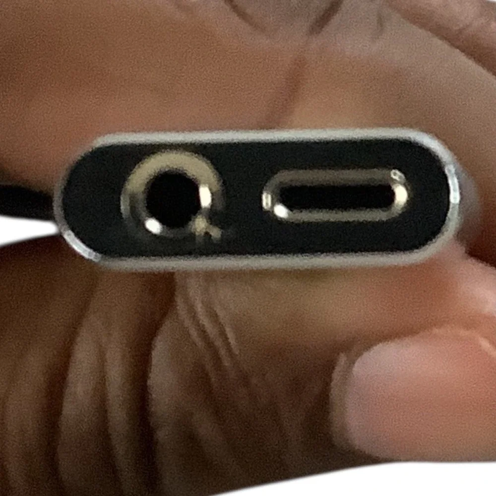 Iphone Dual Lightning Headphone Splitter 2in1 Audio‎ Charge Adapter Dongle Jack